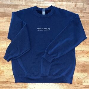 Taylor Swift No Body No Crime Lyric Crewneck